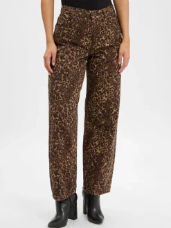 Levi's Jeans*Damen Jeans - Baggy Dad braun schwarz gemustert