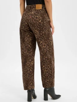 Levi's Jeans*Damen Jeans - Baggy Dad braun schwarz gemustert