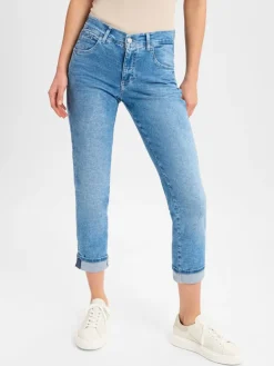 Angels Hosen|Jeans*Damen Jeans - Darleen Crop light stone uni