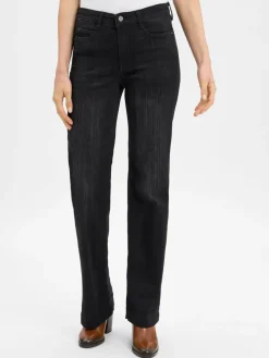 MAC Jeans*Damen Jeans - Dream Wide schwarz uni