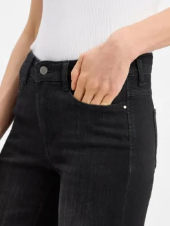 MAC Jeans*Damen Jeans - Dream Wide schwarz uni