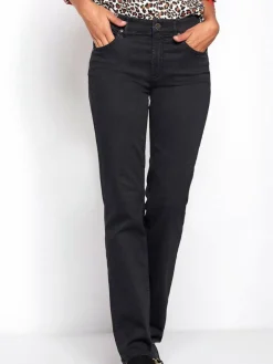 TONI Jeans*Damen Jeans - Liv schwarz uni