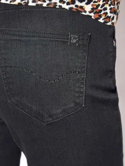 TONI Jeans*Damen Jeans - Liv schwarz uni