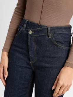 Opus Jeans*Damen Jeans - Marli crisscross blue stone uni