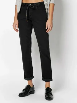 Rosner Jeans*Damen Jeans - Masha_097 schwarz uni