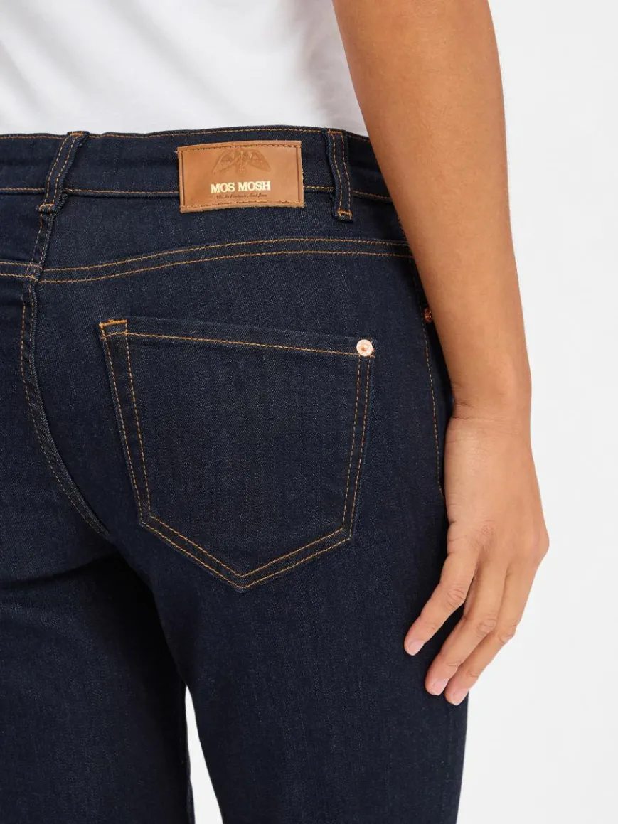 MOS MOSH Jeans|Hosen*Damen Jeans - MMAshley Deluxe dark stone uni