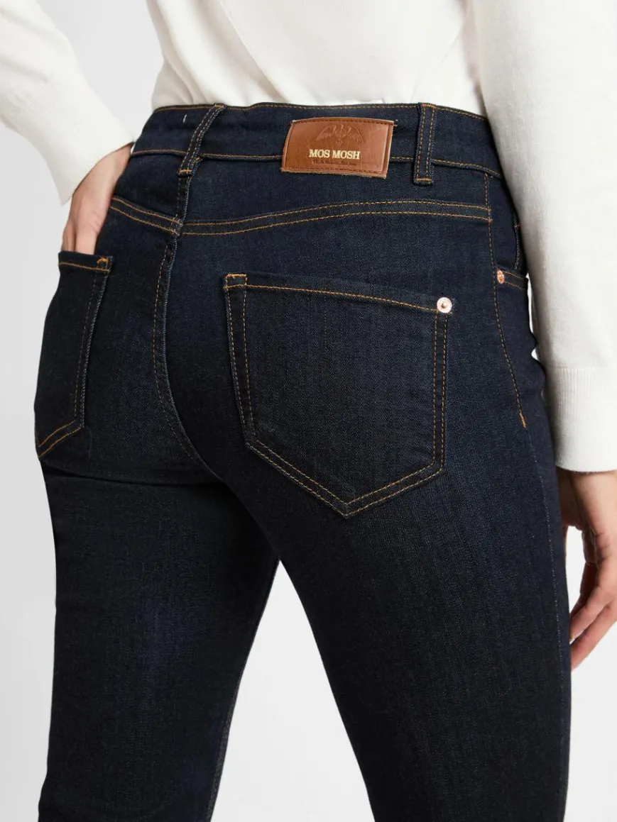 MOS MOSH Jeans|Hosen*Damen Jeans - MMAshley Deluxe dark stone uni