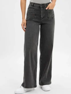 MOS MOSH Jeans*Damen Jeans - MMColette Deluxe grau uni