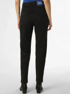 HUGO BLUE Jeans*Damen Jeans - Noe_B schwarz uni