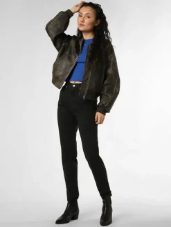 HUGO BLUE Jeans*Damen Jeans - Noe_B schwarz uni