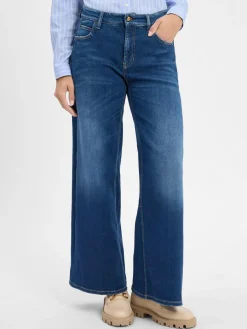 Cambio Jeans*Damen Jeans - Palazzo denim uni