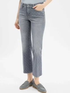 Cambio Jeans*Damen Jeans - Paris grau hellgrau gemustert