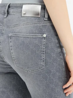 Cambio Jeans*Damen Jeans - Paris grau hellgrau gemustert