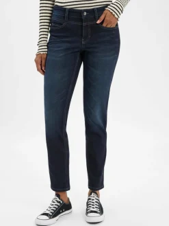 Cambio Jeans*Damen Jeans - Posh blue stone uni