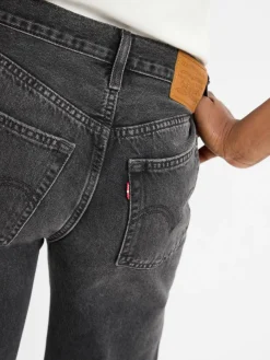 Levi's Jeans*Damen Jeans - Ribcage Wide Leg schwarz uni