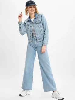 Levi's Jeans*Damen Jeans - Ribcage Wide Leg bleached uni