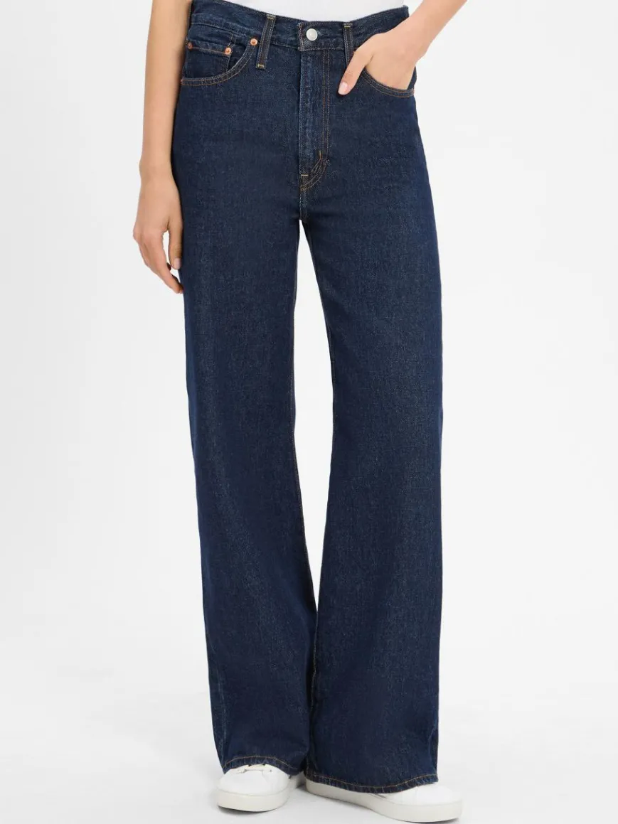 Levi's Jeans*Damen Jeans - Ribcage Wide Leg marine uni