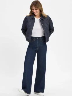 Levi's Jeans*Damen Jeans - Ribcage Wide Leg marine uni