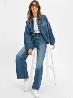 Levi's Jeans*Damen Jeans - Ribcage Wide Leg denim uni