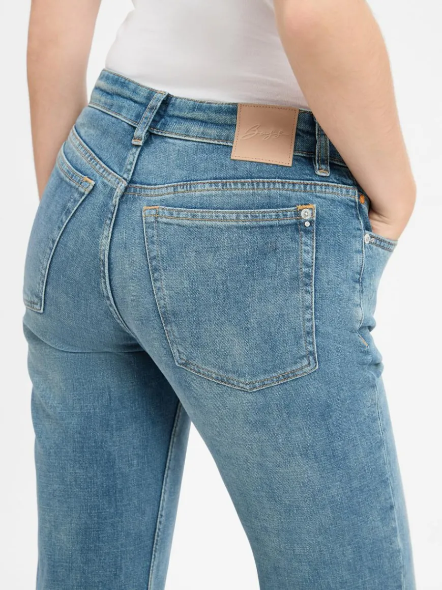 BOSS Orange Jeans|Hosen*Damen Jeans - Soft Bootcut LR medium stone uni