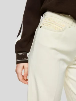 Marc Cain Jeans*Damen Jeans - WIGAN ecru uni