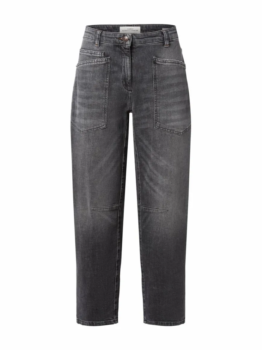Cambio Jeans*Damen Jeans Ocean schwarz uni