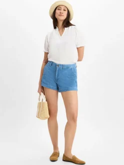 Polo Ralph Lauren Jeans|Hosen*Damen Jeans Shorts light stone uni