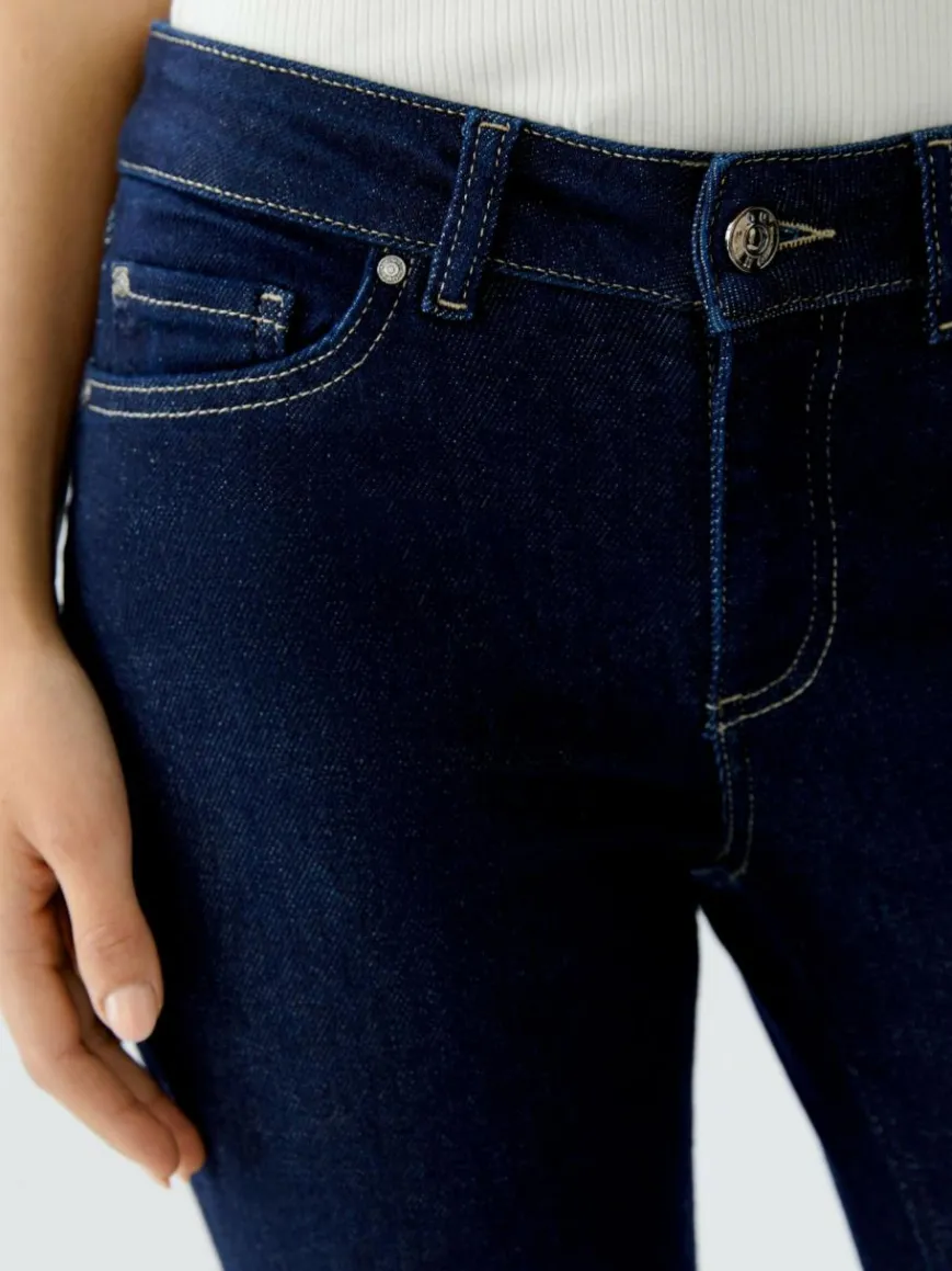 Oui Jeans*Damen Jeans Skinny denim uni