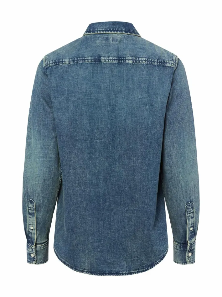 Lauren Ralph Lauren Blusen*Damen Jeansbluse blue stone uni