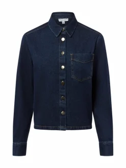 Marie Lund Blusen*Damen Jeansbluse - Birgit denim uni