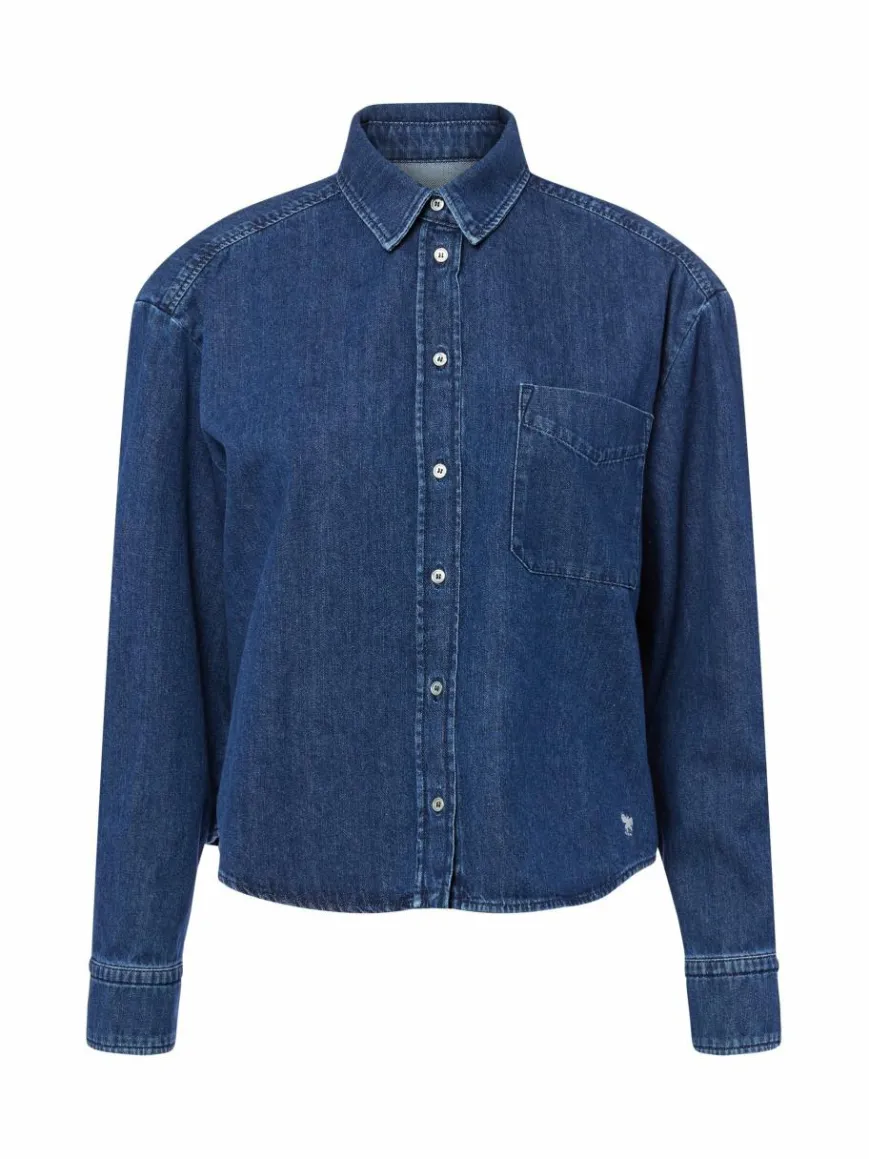 Weekend Max Mara Blusen*Damen Jeansbluse - Obbia denim uni