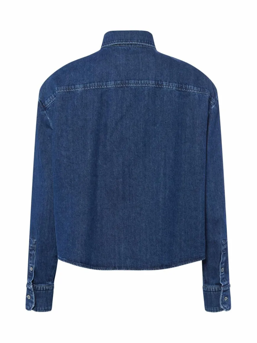Weekend Max Mara Blusen*Damen Jeansbluse - Obbia denim uni