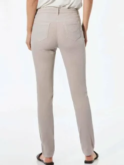 Goldner Jeans*Damen Jeanshose - Lange Freizeithose BELLA mit Formbund kitt uni