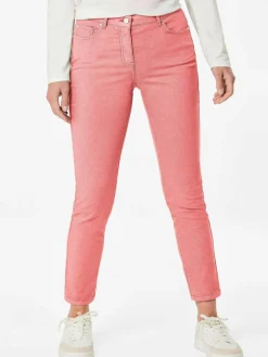 Goldner Jeans*Damen 7/8-Jeanshose - Schmale Stretchhose BELLA rosa uni
