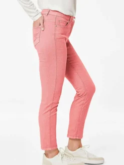 Goldner Jeans*Damen 7/8-Jeanshose - Schmale Stretchhose BELLA rosa uni