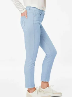 Goldner Jeans*Damen 7/8-Jeanshose - Schmale Stretchhose BELLA blau uni