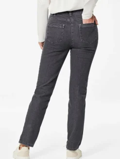 Goldner Jeans*Damen Jeanshose Carla - Klassische Jeanshose Carla anthrazit uni