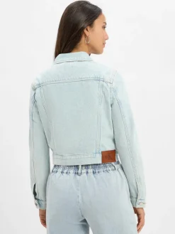 Calvin Klein Jeans Jacken & Westen*Damen Jeansjacke bleached uni