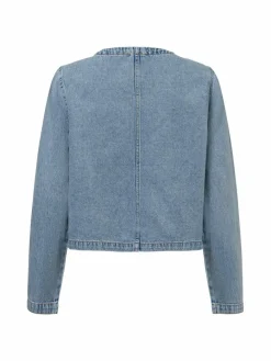 Marie Lund Jacken & Westen*Damen Jeansjacke bleached uni