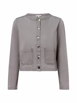 Marie Lund Jacken & Westen*Damen Jeansjacke grau uni