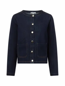 Marie Lund Jacken & Westen*Damen Jeansjacke marine uni