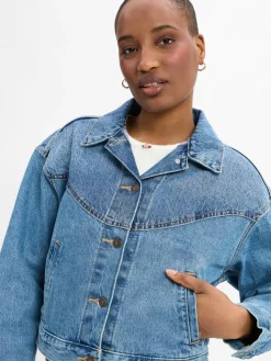 Levi's Jacken & Westen*Damen Jeansjacke light stone uni