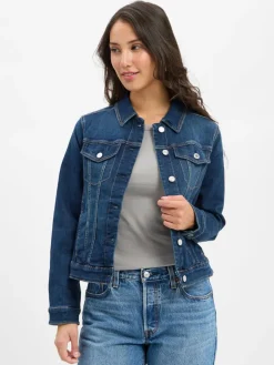 s.Oliver Jacken & Westen*Damen Jeansjacke denim uni