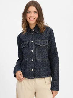 HUGO Jacken & Westen*Damen Jeansjacke - Gadison dark stone gemustert