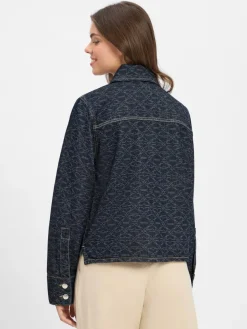 HUGO Jacken & Westen*Damen Jeansjacke - Gadison dark stone gemustert