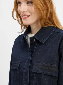 Opus Jacken & Westen*Damen Jeansjacke - Hollice marine uni