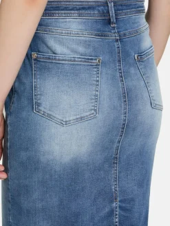 Betty Barclay Röcke*Damen Jeansrock light stone denim uni