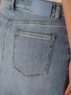 Cambio Röcke*Damen Jeansrock - Hailey blue stone uni