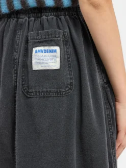 american vintage Röcke*Damen Jeansrock - Jazy anthrazit uni