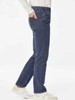 Goldner Jeans*Damen Jeansschlupfhose LOUISA - Klassische Jeansschlupfhose LOUISA blau uni